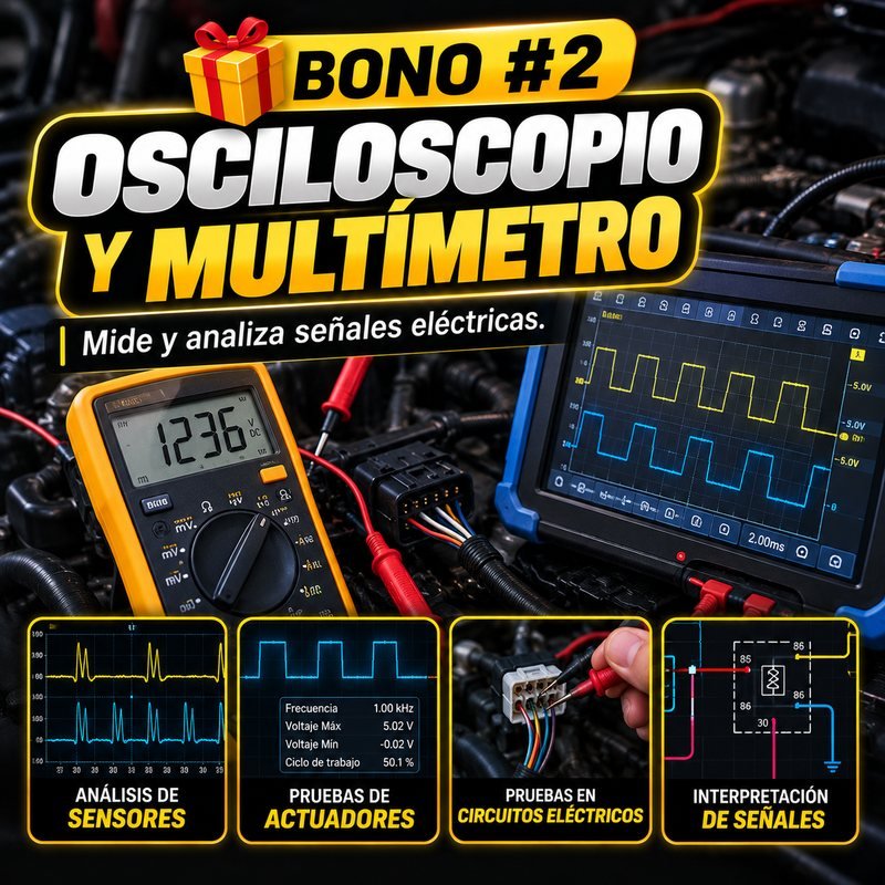 Bono #2: Osciloscopio y multímetro